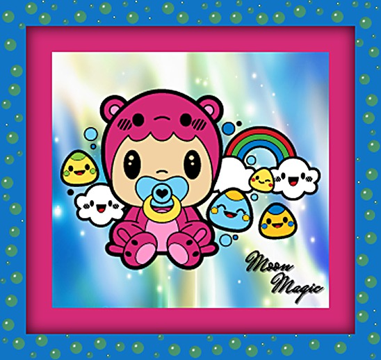 Moon Magic-happy binky baby