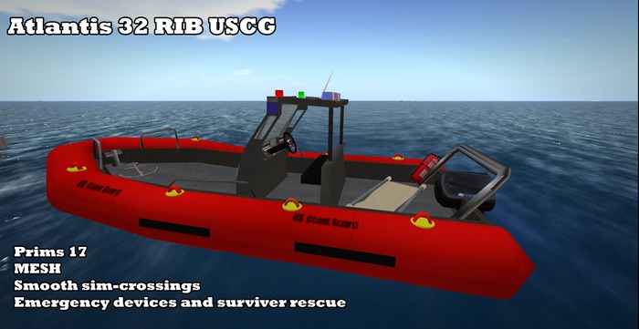 Atlantis 32 RIB USCG Powerboat