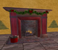 cheminee  de noel  mesh -1-