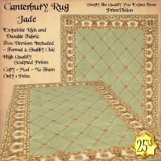 *PV* Canterbury Rug - Jade