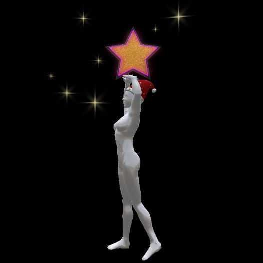 Christmas Statue - Woman with Star
