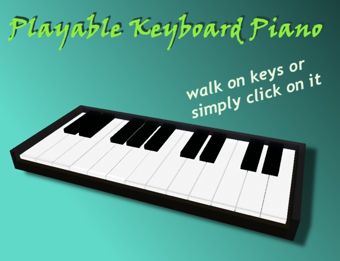 Playable Keyboard Piano