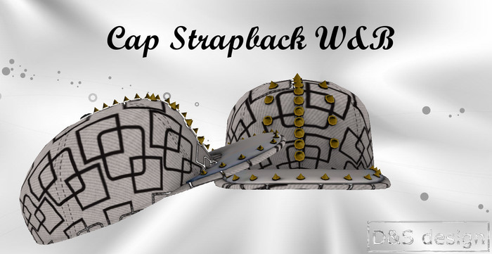 D&S design Cap Strapback W&B