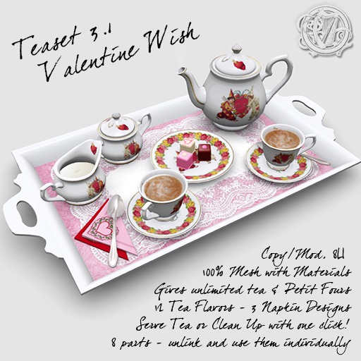 R(S)W Tea Set - "Gold Rim" Pattern