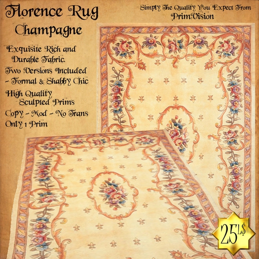 *PV* Florence Rug - Champagne