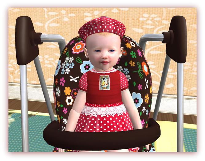 Pat A Kake Vintage Valentine Beret