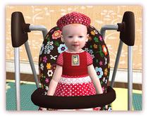 Pat A Kake Vintage Valentine Beret