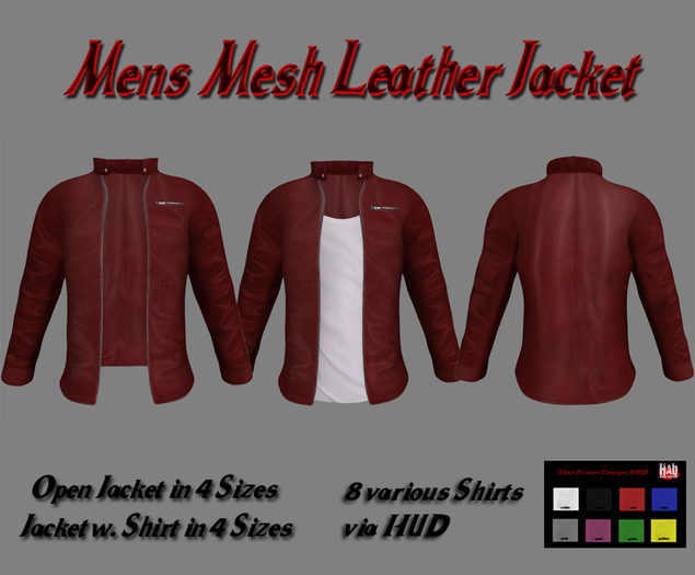 Leather Jacket Red