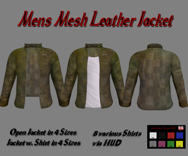 Leather Jacket Grunge Checkers