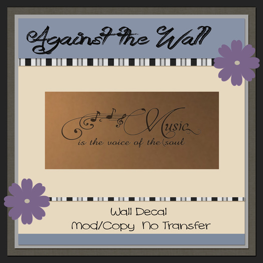 {ATW} Music wall decal (mod/copy) boxed