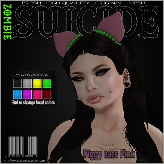 :Z.S: Piggy Ears pink