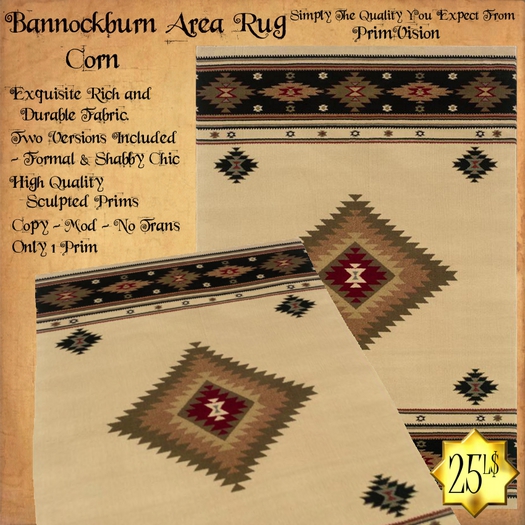*PV* Bannockburn Area Rug - Corn