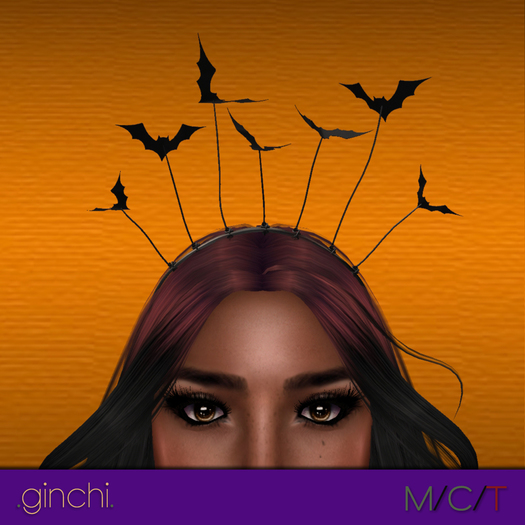 .ginchi. Batty Headband - black
