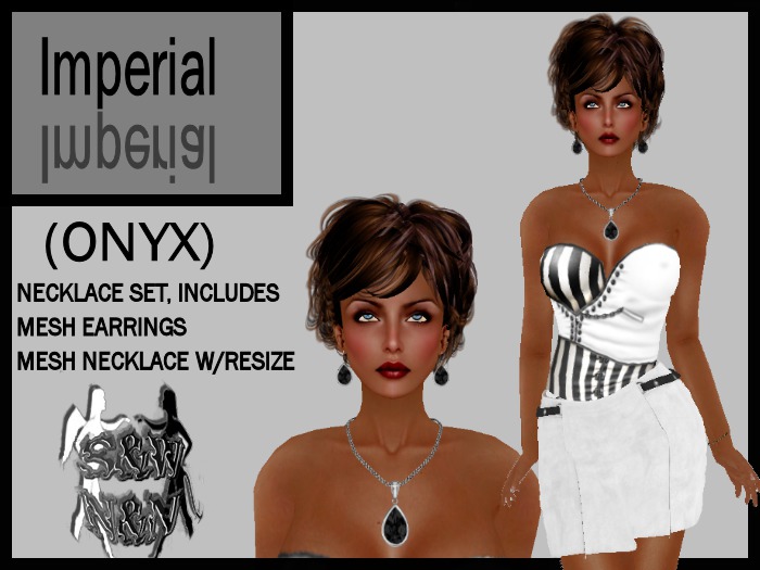S&W IMPERIAL NECKLACE SET (ONYX)