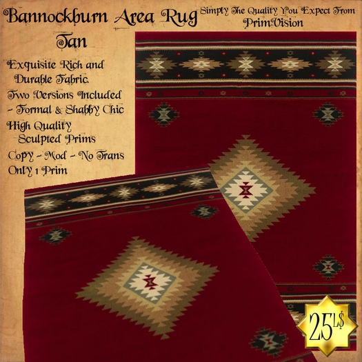 *PV* Bannockburn Area Rug - Tan