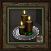 Holiday Candles Platter Aa