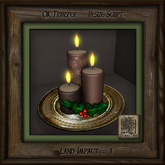 Holiday Candles Platter Do