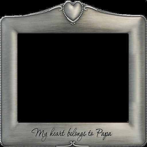 My Heart Belongs to Papa Slideshow Frame