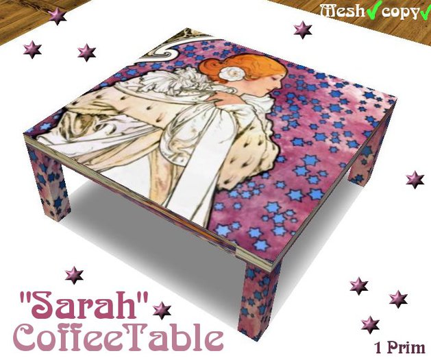 "Sarah" Mesh Coffee/Side Table