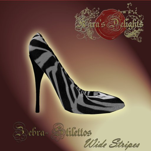 Zebra - Wide stripe - Stilettos