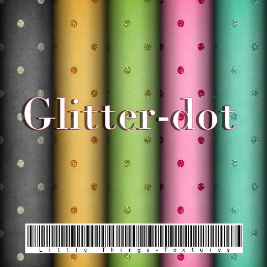 Glitter dot
