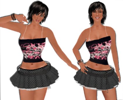Black Set Scrached
