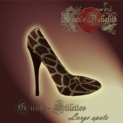 Girrafe - Large spots - Stilettos