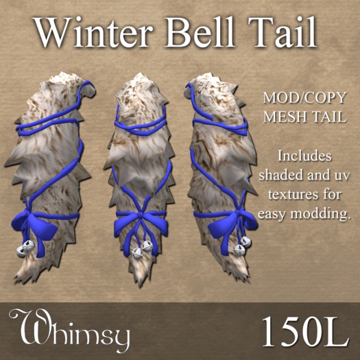 WHIMSY- Moddable Winter Bell Tail
