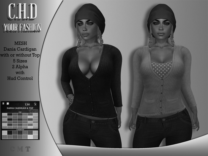 Demo [C.H.D] Dania Cardigan & Top