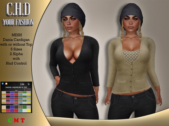 [C.H.D] Dania Cardigan & Top