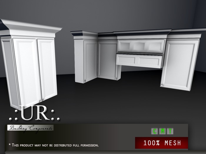 .:UR:. Kitsch Kitchen - Retro Stove (full perm mesh)