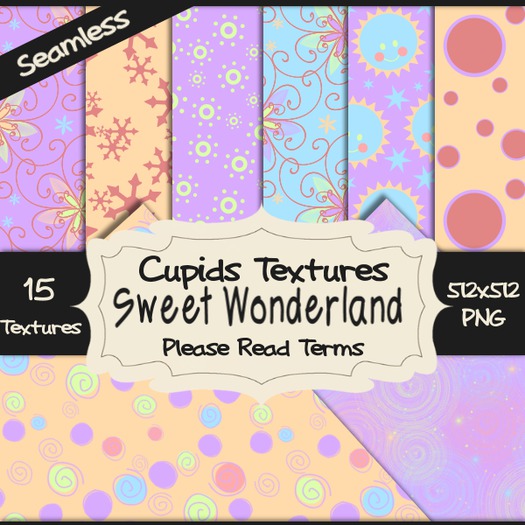 *Cupids Textures * 25 SWEET SUMMER FUN