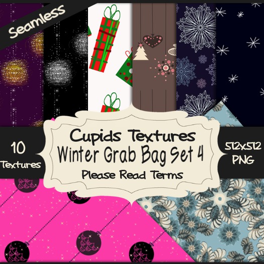 *Cupids Textures * 10 WINTERS GRAB BAG SET 4