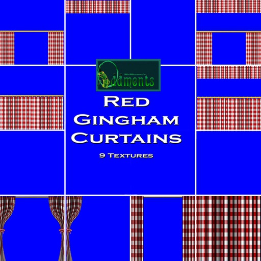 Red Gingham curtains