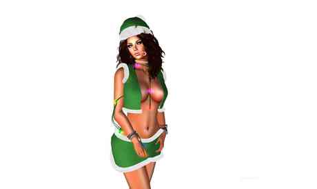 Second Life Marketplace - Sexy Santa Helper Green