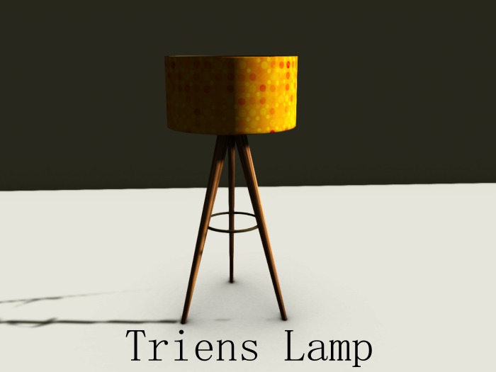 *BP* Triens Lamp - Goldenrod