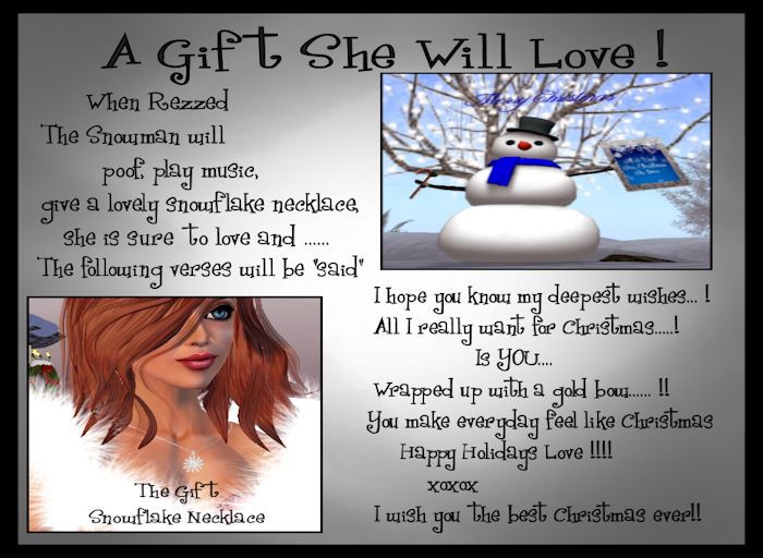 All I want is U!  Snowman Boxed