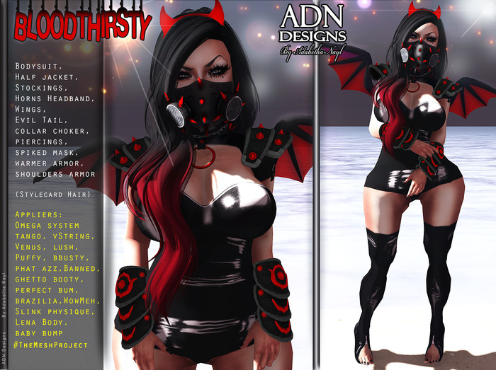 [ADN] BLOODTHIRSTY (Appliers Included & TMP installers)