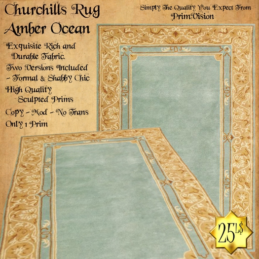 *PV* Churchills Rug - Amber Ocean