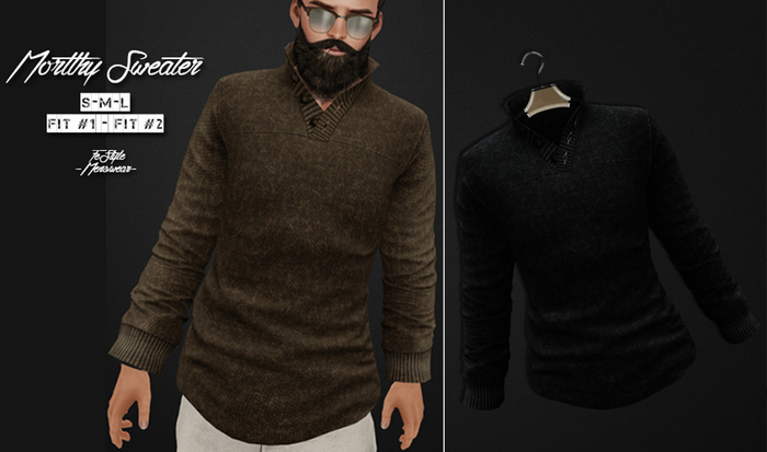 {Fe Style} Mortthy Sweater - Black