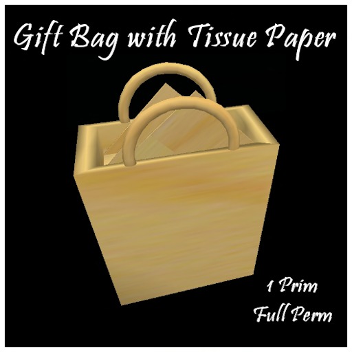 *Saffron* Gift Bag with Tissue Paper
