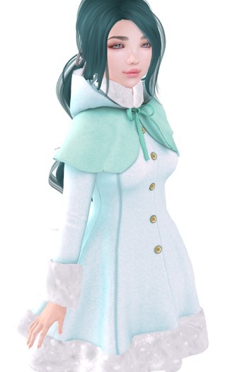{C.C.M.} Cute Winter Coat - Turquois