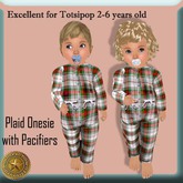 ONESIE PJ DEMO TOTSIPOP 2-6 YEARS