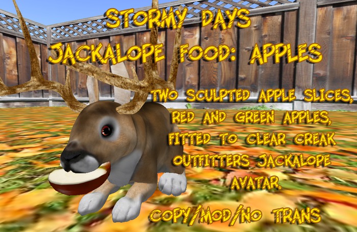 SD's Jackalope Food - Apples