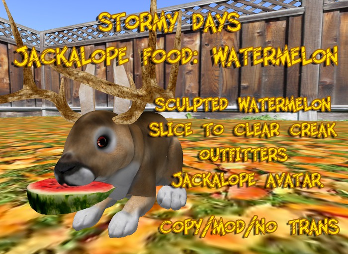 SD's Jackalope Food - Apples