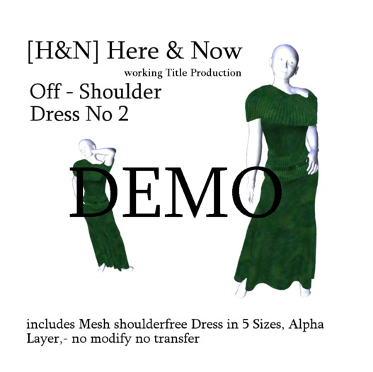 [H&N]Off Shoulder Dress No 1