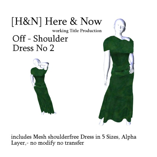 [H&N]Off Shoulder Dress No 2