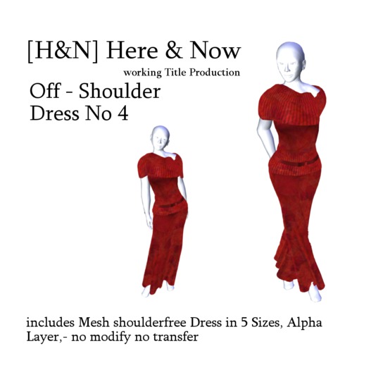[H&N]Off Shoulder Dress No 1