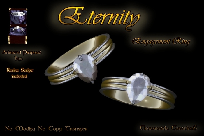 Wedding Rings~Eternity Engagement Ring boxed