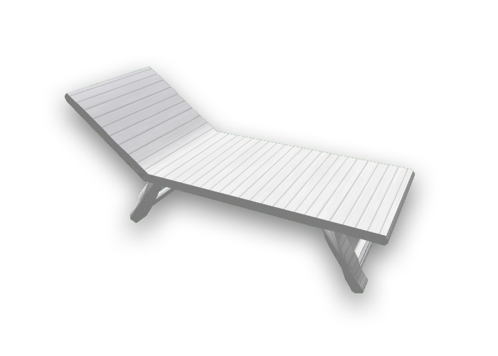 Pool Chair: 1-prim Colorable Sculptie Pool Chair - 7 poses - COPY/MOD
